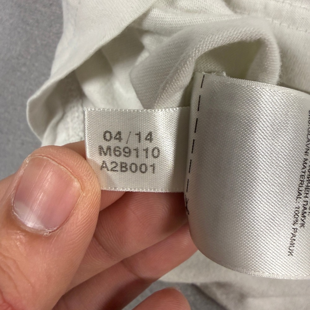 Adidas Originals Mens L Graphic Tee White Bird Floral Mirror Print Streetwear - Picture 10 of 11